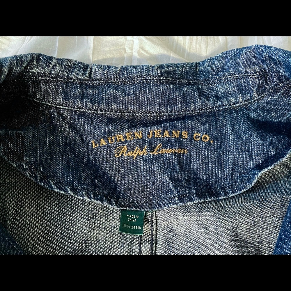 Size L Ralph Lauren Denim Jacket - Picture 12 of 13